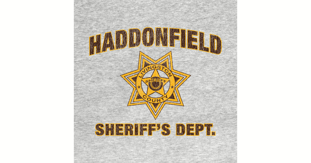 Haddonfield Sheriff's Department Halloween TShirt TeePublic